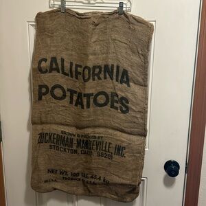 Burlap Potato bag - Reuse/Upcycle